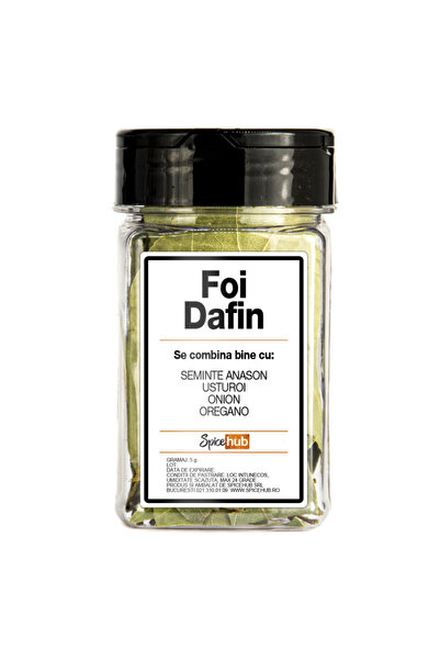 Spicehub Foi dafin, condiment premium pentru supe, ciorbe si fripturi, 5 g