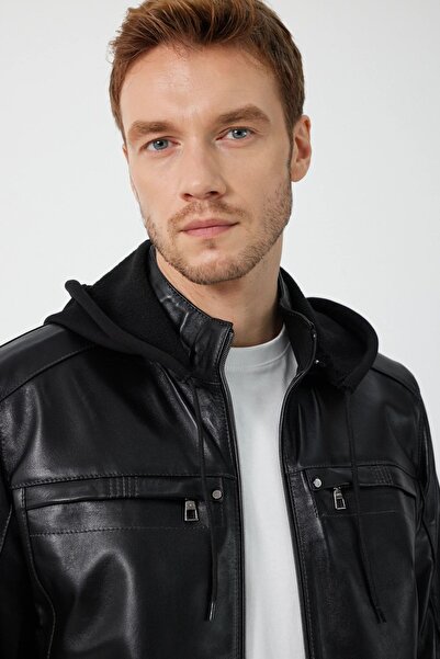 Deri Company 111701 Deri̇company Demar Men's Leather Coat