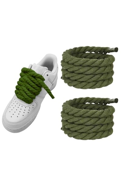 Wanty Șireturi din frânghie 120 cm, bumbac, vârf transparent, textură transpa...