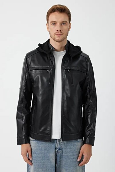 Deri Company 111701 Deri̇company Demar Men's Leather Coat