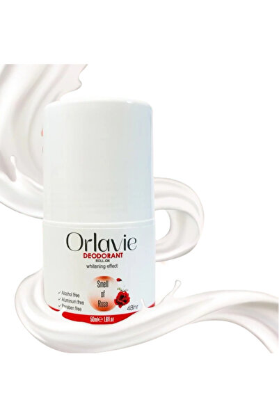 DOS LUNAS Cosmetics Orlavie Antiperspirant Organic Roll-on Deodorant Red Smell of Rose 50 mL