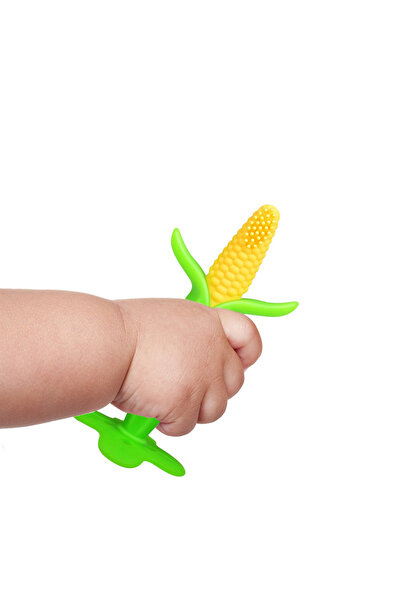 tinymaya Lüx Mısır Bebek Diş Kaşıyıcı, Diş Fırçası, Bebekler İçin Güvenli Diş Kaşıma Oyuncağı
