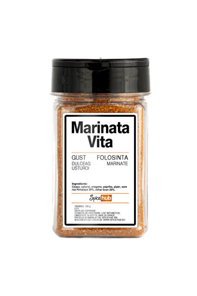 Spicehub Mix Marinata Vita, condiment premium pentru fripturi, steak si slow cooked beef, 100g