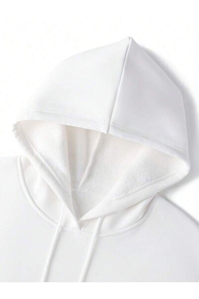 LAVİTTA Feathered Spear Patterned Unisex Hooded Sweatshirt