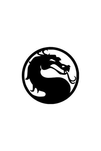 Oracal Car sticker ''Mortal Kombat'', 17x17 cm, black