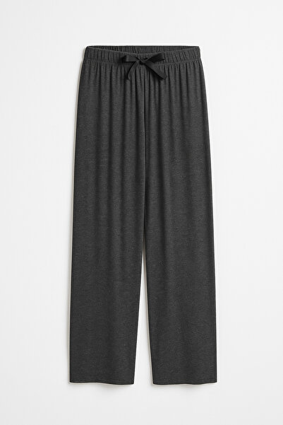 Made By me Luxury Quality Plus Size Modal Pajama Bottoms – Patterned, Luxury Quality Modal Fabric Gray