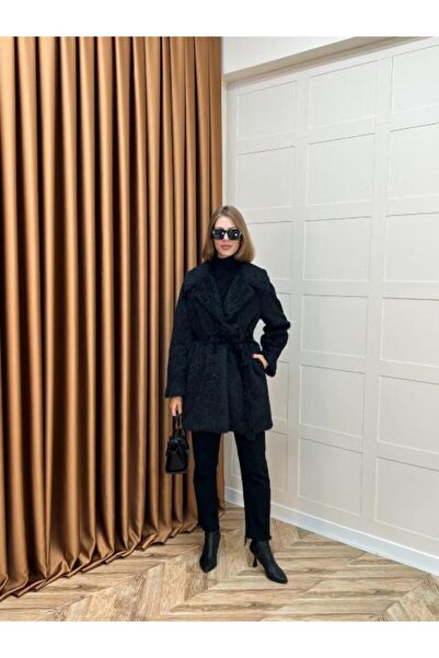 Stilife 5523 TÜYLÜ YAKALI KABAN