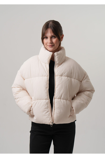PIQUE Women's Coat Puffer Women's Crop Coat