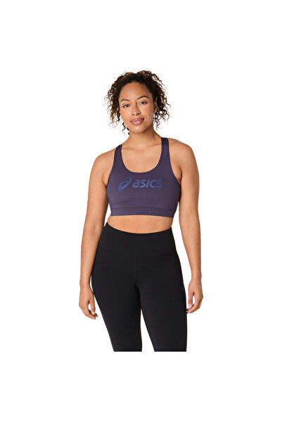 Asics ESSENTIAL LOGO PADLESS BRA Kadın Dark Purple Sporcu Sütyeni 2032D259-500