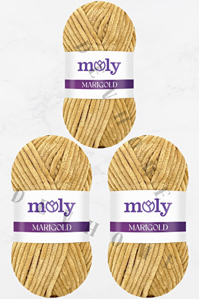 devhome Moly Marigold a Quality Velvet Hand Knitting Yarn 100% Micro Polyester – Cardigan Blanket Baby Knitting Yarn 100m