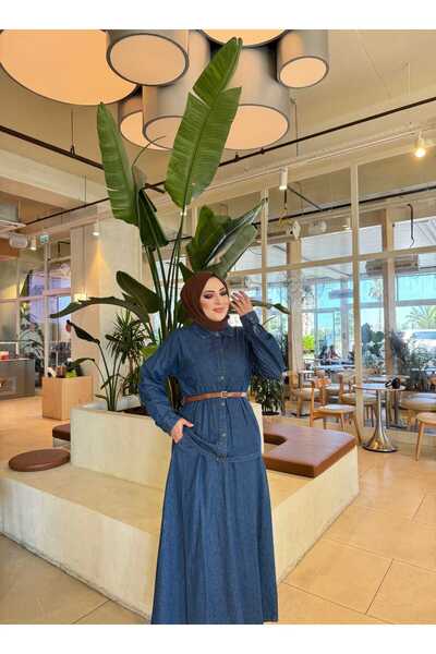 MİREL BUTİK طقم تنورة جينز نسائي