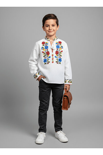KidsMagazin Ie pentru baieti cu model floral