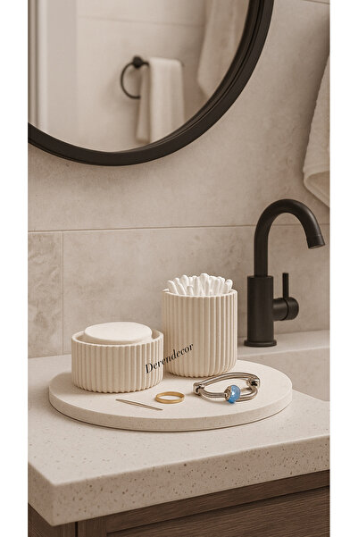 DEREN منظم الحمام وملحقات المجوهرات مجموعة من 3 قطع