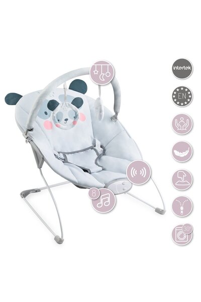 Momi Glossy Baby Bouncer - Panda