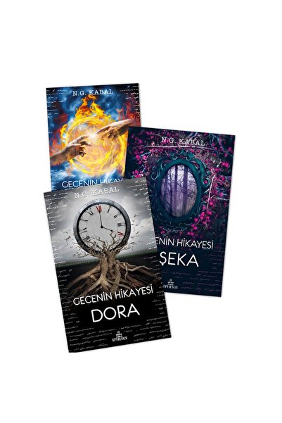 Ephesus Yayınları Ciltli N. G. Kabal Aşeka - Aylema - Dora 3 Kitap Takım