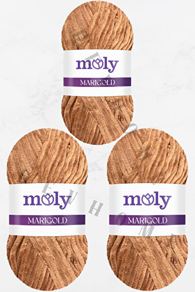 devhome Moly Marigold Ποιοτικό βελούδινο νήμα πλεξίματος χειροποίητο 100% μικροπολυεστέρας – Κουβέρτα ζακέτα Βρεφικό νήμα πλεξίματος 100μ