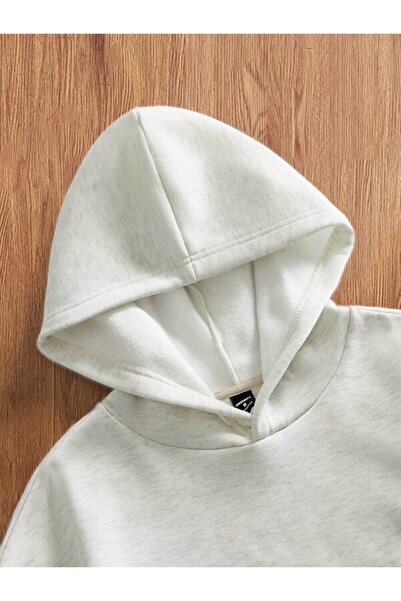 LAVİTTA Nyc Written Oversized Hooded Sweatshirt