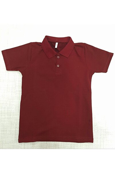 ESKİŞEHİR YUMURCAK Children's Polo Collar Short Sleeve Solid Color Tshirt