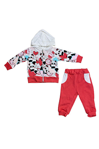 OEM Two-piece children's set with panda sweatshirt and matching pants