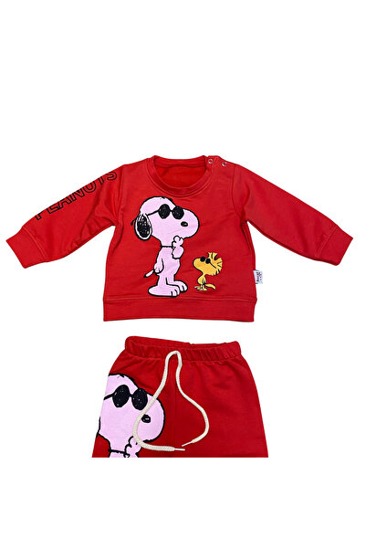 OEM Red two-piece children's set with Printed