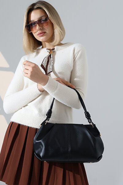 BALANZ Black Women's Bag Shoulder and Arm Bag