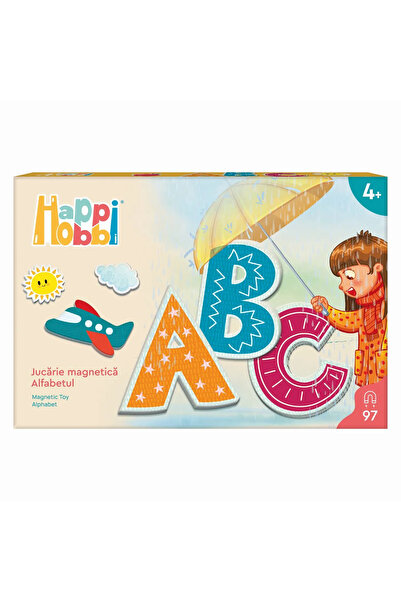Happi Hobbi Magnetic Alphabet Toy 4+ Multicolor
