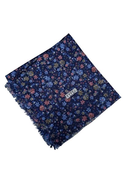 Eyfel FLAMLI PAMUK EŞARP TÜLBENT ÇİÇEK DESEN