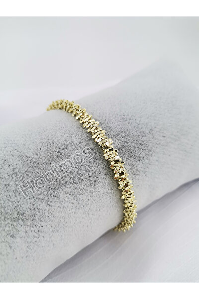 Hobimos سوار نسائي من الفولاذ الفاخر 316L بتصميم سلسلة ملفوفة