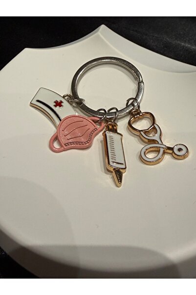 ABAS سلسلة مفاتيح على شكل ممرضة أو طبيب