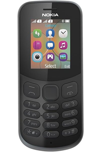 Nokia 130 (2017) Dual SIM 2G, 8GB ROM, 4MB RAM, Unlocked (Black) - Global Edition