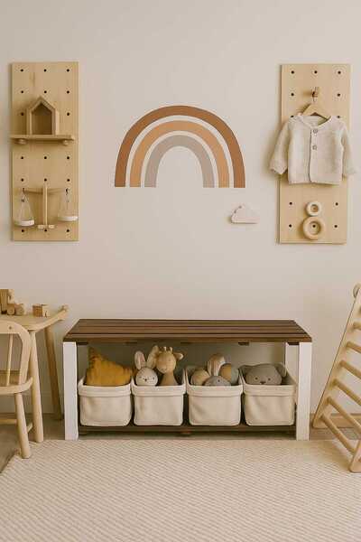 DEKORELA ÇOK AMAÇLI AHŞAP BENCH SMALL