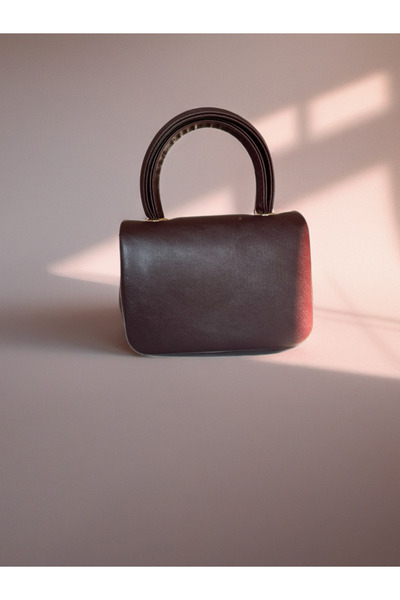 VELLA BAG Burgundy Mini Hand and Shoulder Bag