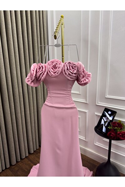 diarafashionsa Soft pink evening dress