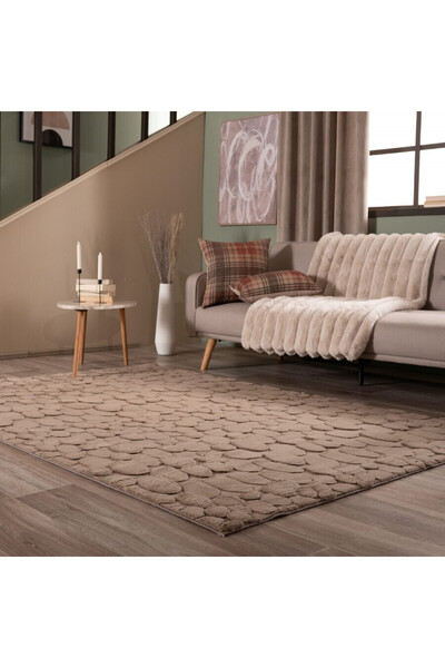 SokShop Alley 03 rectangular rabbit fur rug