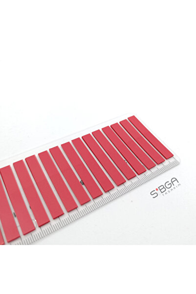sibga tasarım Dark Pink Thin Strip 320 Sheets Transparent Color Postit Post-It Post It. Bookmark Bookmark Postit