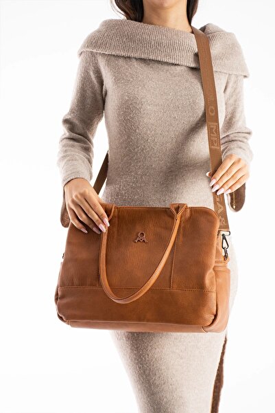 Mega & Polo Mega Women's Arm Bag 8 Compartments Fully Lined Inside Lightweight Design Shoulder Bag