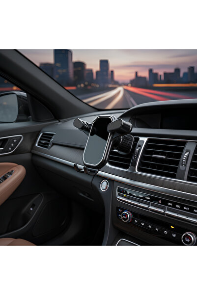 Hatreds 360 Dönen Araç İçi Menfez Telefon Tutucu Tüm Telefonlara Uyumlu