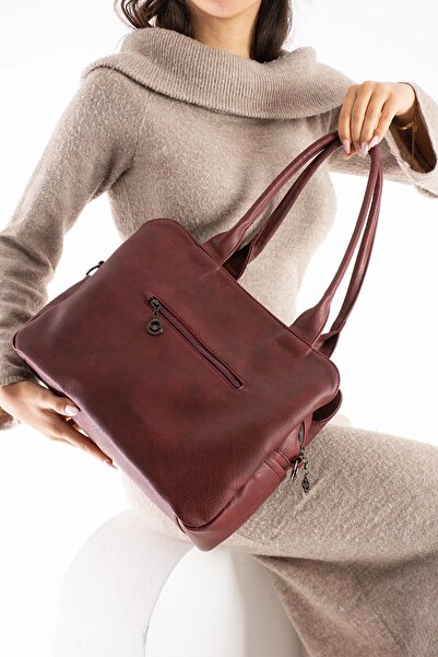 Mega & Polo Mega Women's Arm Bag 8 Compartments Fully Lined Inside Lightweight Design Shoulder Bag