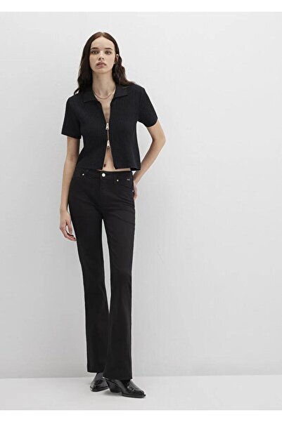 Mavi Women's Sydney Gold Premium Deep Black Jean Denim Pants M1081191053