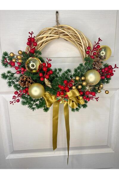 TASARIMHMODA Yılbaşı Konsept Kapı Süsü No:10 (Kar Spreyi HEDİYE!!!)