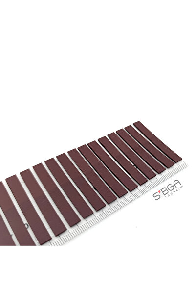 sibga tasarım Dark Brown Thin Strip 320 Sheets Transparent Color Postit Post-It Post It. Bookmark Bookmark