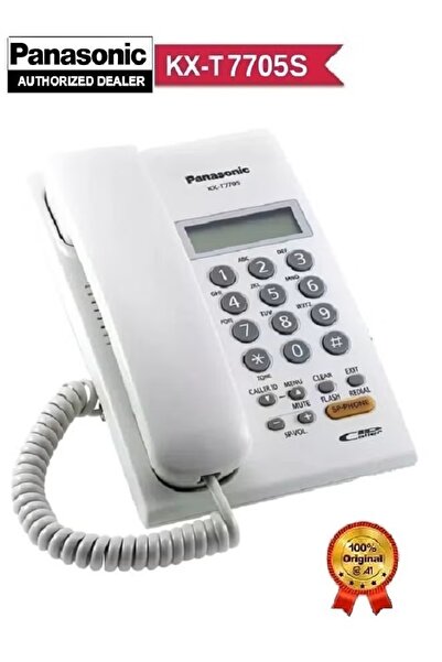 PANASONIC Panasonic KX-T7705SX Analog Corded Landline Phone with Caller ID Display and 4 Levels of Volume Control