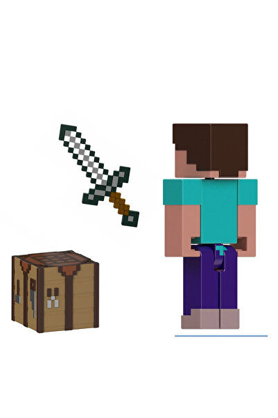 MINECRAFT Craft-a-Block Figure Steve 8cm