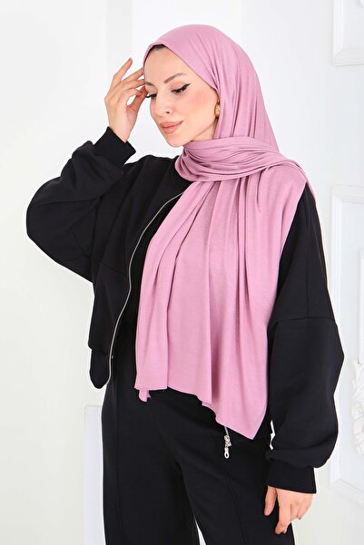 Avzen Penye şal gül rengi