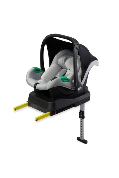 Kinderkraft CAR MINK PRO I-SIZE 40-75 CM + BASE ZESTAW GREY
