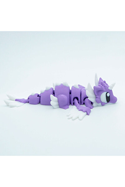 OEM Articulated figurine Mini Stellar Dragon, 3D, Purple, 10x8x3cm