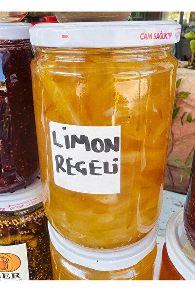 İşler Doğal Ürünler Ev yapımı Bahçemizden bol taneli Limon Kabuğu Reçeli 800 gr