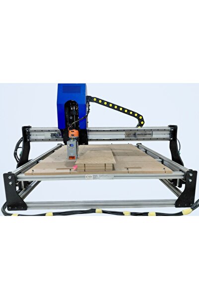 zetcarve - Ztc Mıll Model Masaüstü Cnc Makinesi 2'si 1 Arada 10 WATT OPTİK Lazer + Router Makine