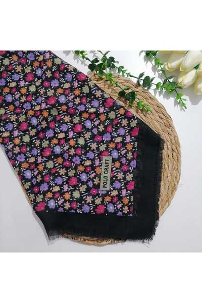 oceanmoda بولوكرافت - وشاح قطني مزخرف ms704