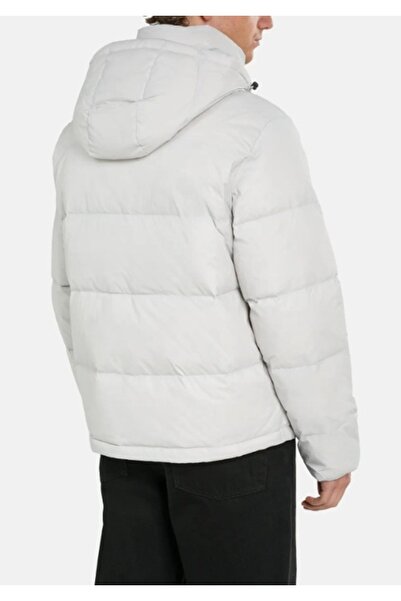 Calvin Klein Long Sleeve Removable Hooded Inflatable Men's Black Coat Lz04Rd594G